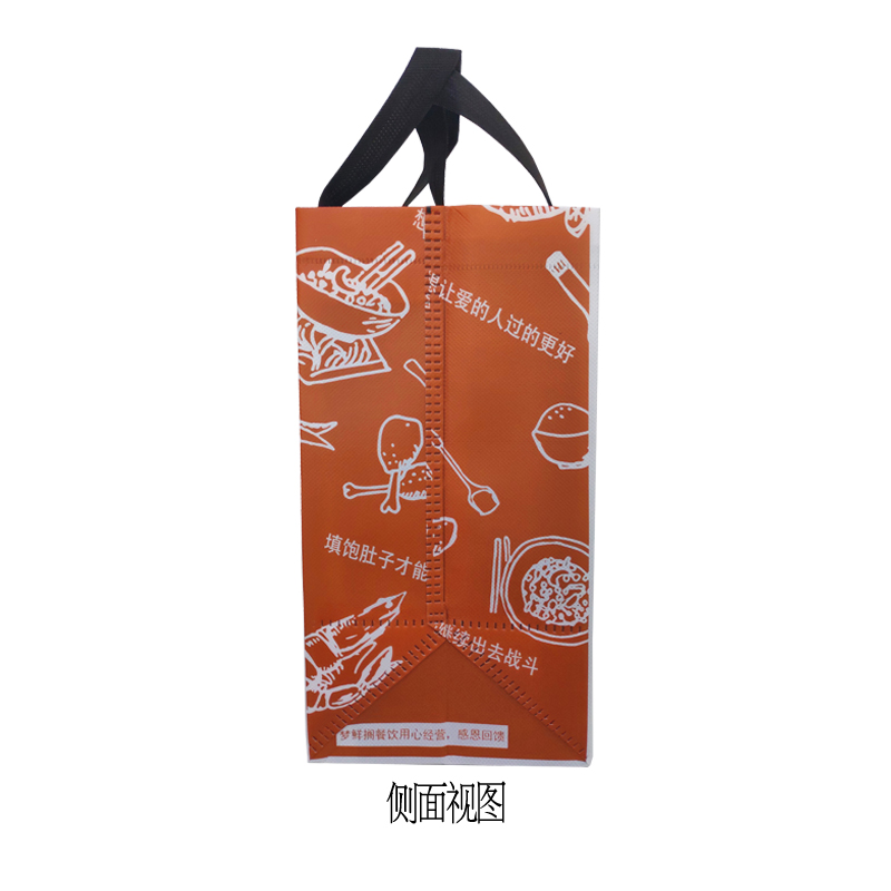 花甲粉環(huán)?？觳桶b袋側(cè)視圖